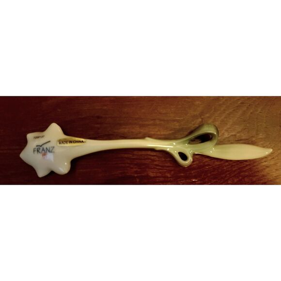 Franz Porcelain Collector's Retired Autumn Lily Spoon FZ00137 with Box - Picture 3 of 4